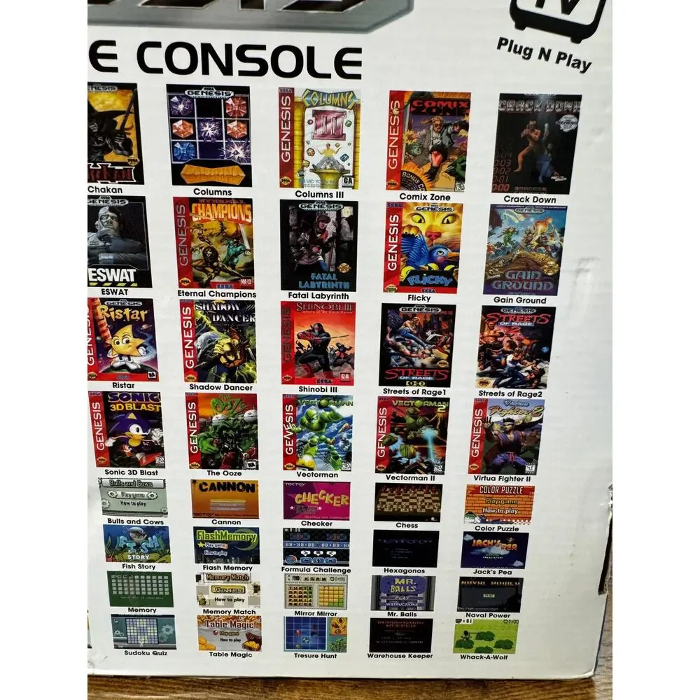 Atgames Genesis Classic Collector's Edition 80 Games 2 Wireless Controllers